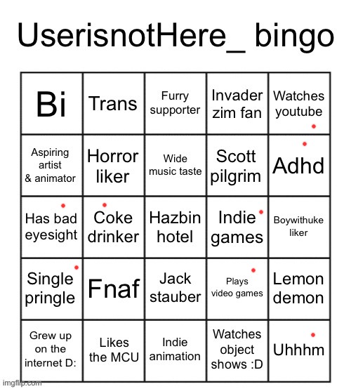 i grew up on geometry dash | image tagged in userisnothere bingo | made w/ Imgflip meme maker