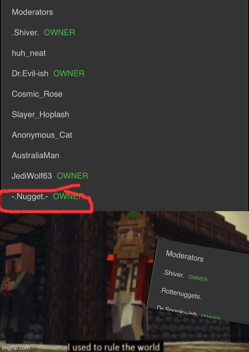 i may have owner… but at the cost of this shit | image tagged in i used to rule the world | made w/ Imgflip meme maker