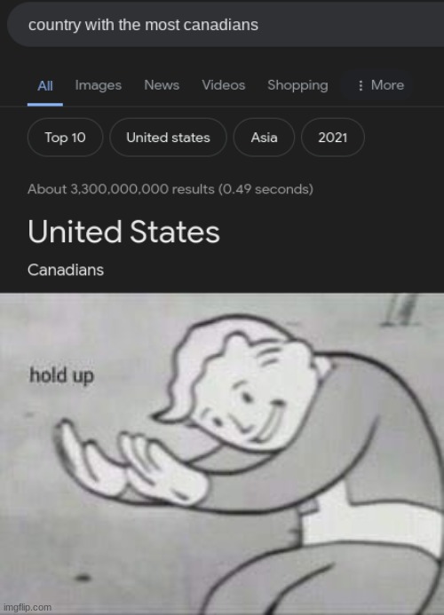 huh? | image tagged in fallout hold up | made w/ Imgflip meme maker