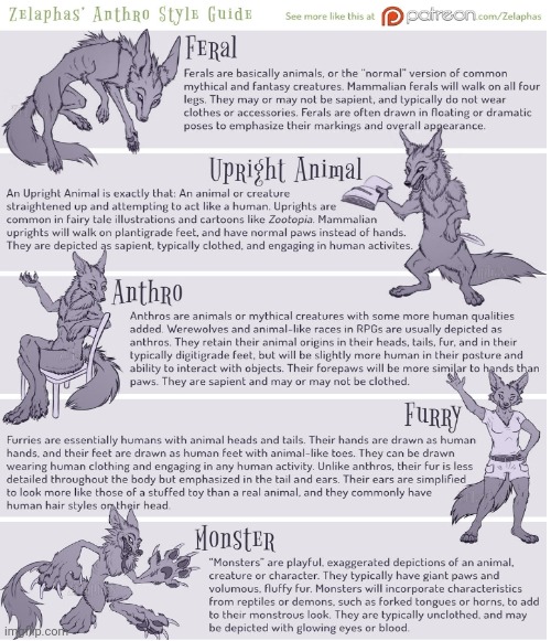 Animal style guide, credit to Zelaphas: | image tagged in drawing,furry,art style,art | made w/ Imgflip meme maker