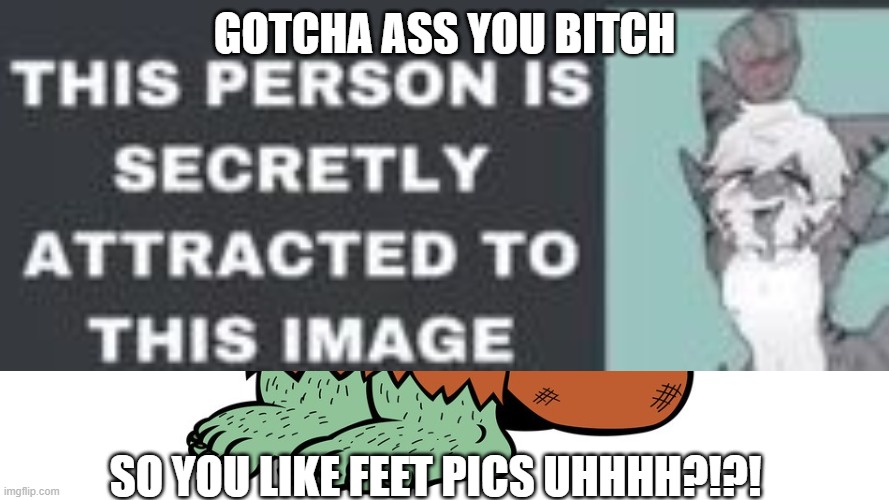 don't be a retard | GOTCHA ASS YOU BITCH; SO YOU LIKE FEET PICS UHHHH?!?! | image tagged in dank memes | made w/ Imgflip meme maker