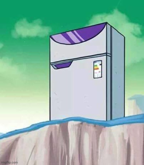 fridge frieza | image tagged in fridge frieza | made w/ Imgflip meme maker