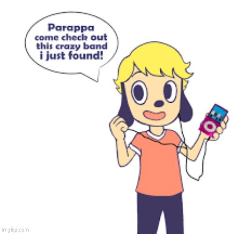 Bro has weezer | image tagged in parappa | made w/ Imgflip meme maker