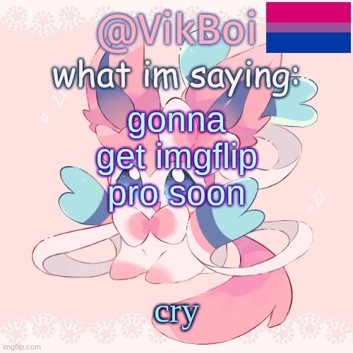 femboy sex | gonna get imgflip pro soon; cry | image tagged in vik's sylveon temp | made w/ Imgflip meme maker