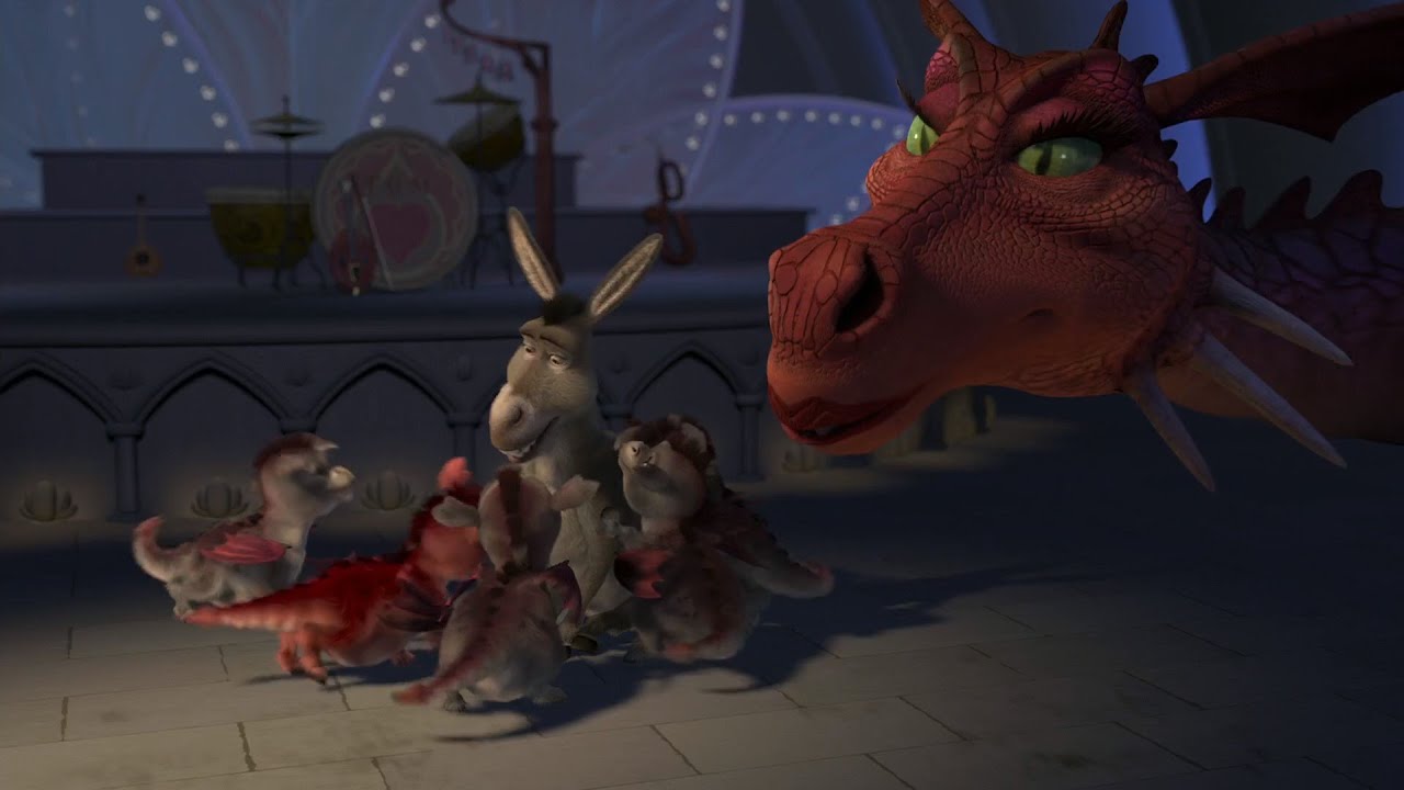 Dragon and donkey family Blank Meme Template