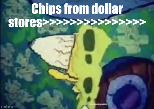 BAZINGA! | Chips from dollar stores>>>>>>>>>>>>>>> | image tagged in bazinga | made w/ Imgflip meme maker