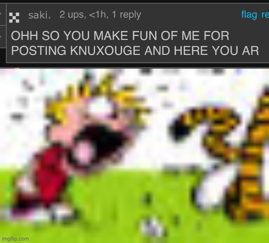 image tagged in calvin and hobbes you can't do that | made w/ Imgflip meme maker
