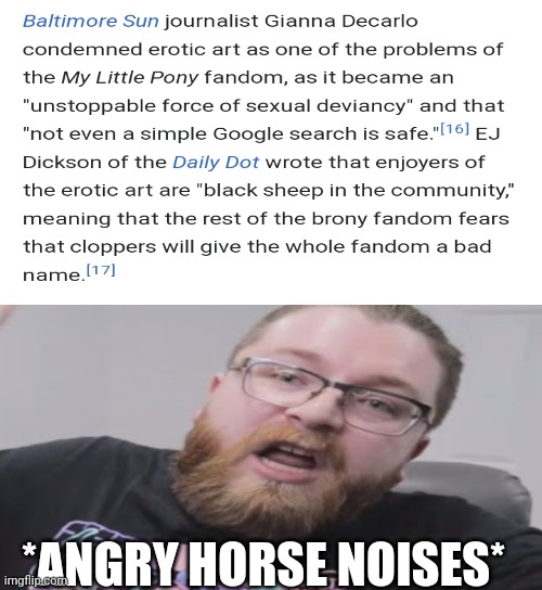 *ANGRY HORSE NOISES* | made w/ Imgflip meme maker