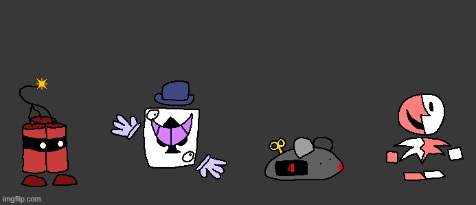 some enemies i drew for Stringsnipper! | made w/ Imgflip meme maker