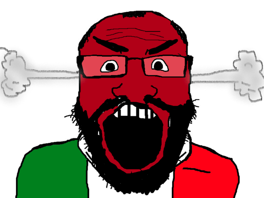 High Quality Italian wojak Blank Meme Template