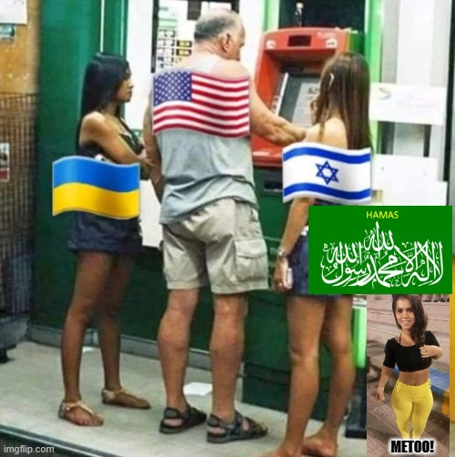 METOO!! Hamas governs the Palestinians. Thanks!! USA Chumps!! | METOO! | image tagged in sam elliott special kind of stupid,morons,usa,idiots | made w/ Imgflip meme maker