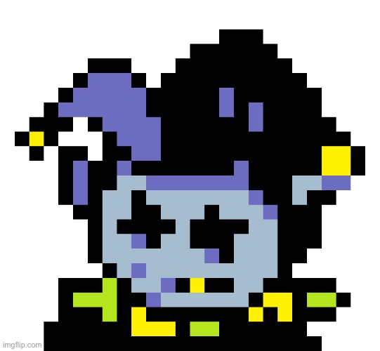 sad jevil | image tagged in sad jevil | made w/ Imgflip meme maker