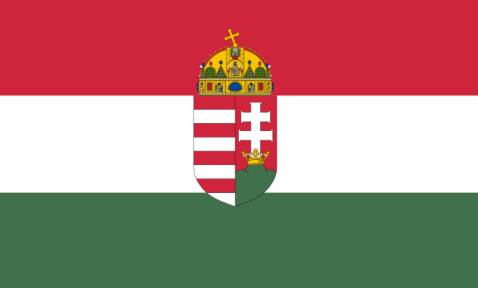 WW2 Hungary Flag Blank Meme Template