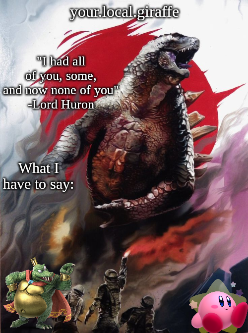 your.local.giraffe's announce template (thx your.local.giraffe) Blank Meme Template