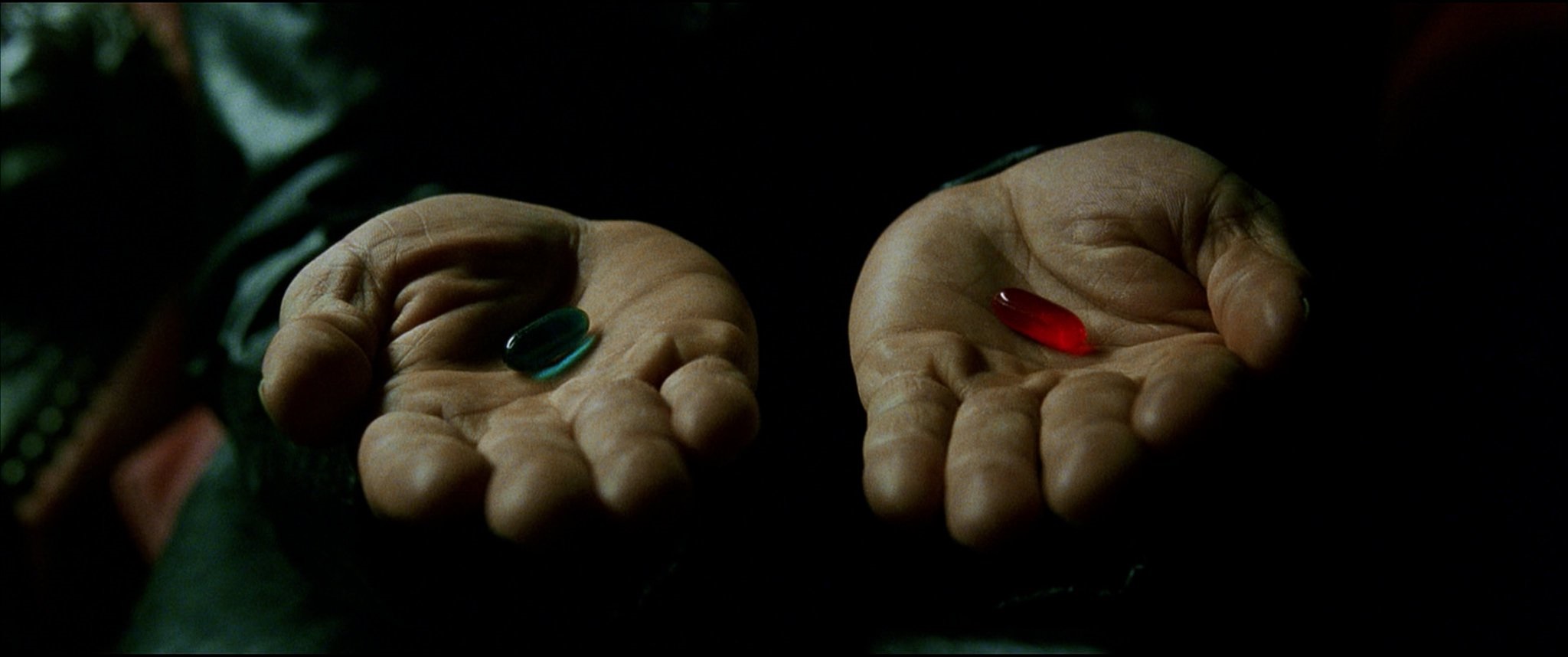 Blue pill vs Red pill Blank Meme Template