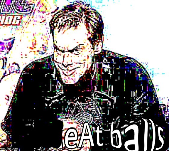 eat bALLs | image tagged in bogos binted | made w/ Imgflip meme maker