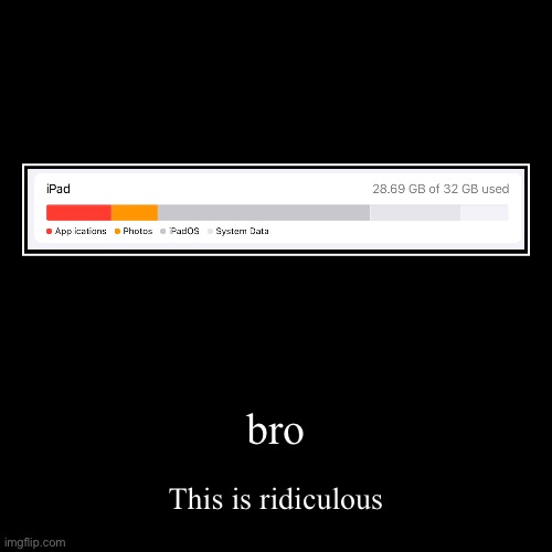 Bro | bro | This is ridiculous | image tagged in funny,demotivationals | made w/ Imgflip demotivational maker