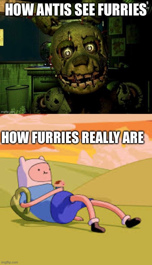 HOW ANTIS SEE FURRIES HOW FURRIES REALLY ARE | made w/ Imgflip meme maker