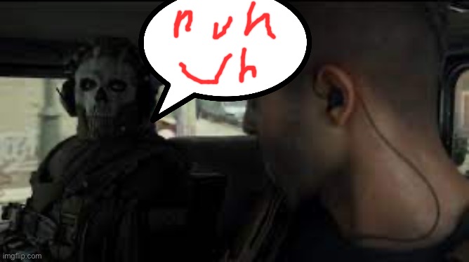 Ghost MW2 Stare | image tagged in ghost mw2 stare | made w/ Imgflip meme maker