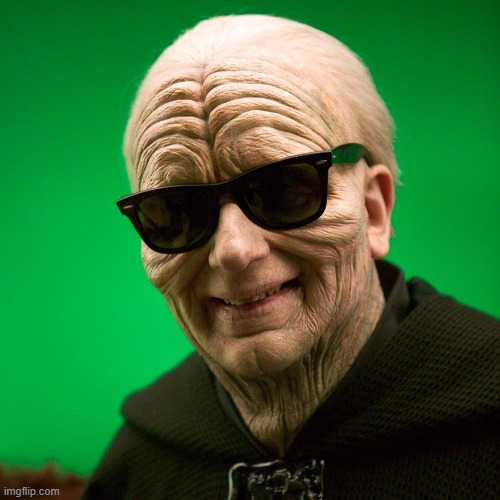 Emporer Palpatine Sunglasses | image tagged in emporer palpatine sunglasses | made w/ Imgflip meme maker