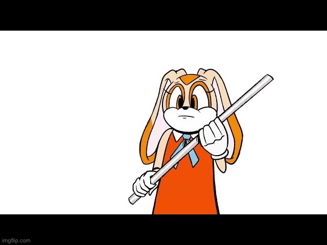 Cream The Rabbit Hits You With a Pipe | made w/ Imgflip meme maker
