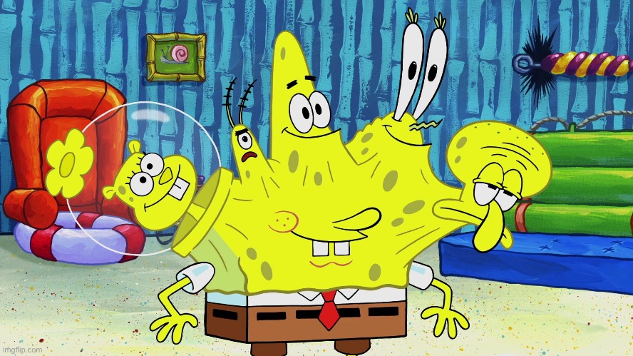Cycles d sides  SpongeBob mix be like: | made w/ Imgflip meme maker