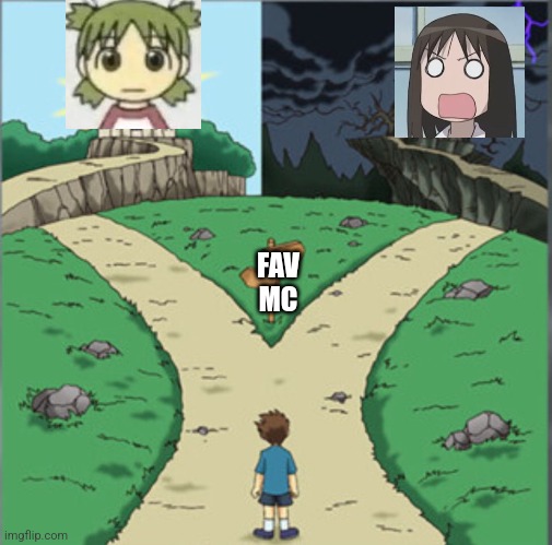 Yu-Gi-Oh Dramatic Crossroads | FAV MC | image tagged in yu-gi-oh dramatic crossroads | made w/ Imgflip meme maker