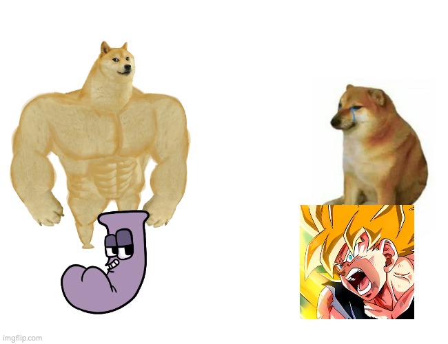 Buff Doge vs. Cheems | image tagged in memes,buff doge vs cheems | made w/ Imgflip meme maker