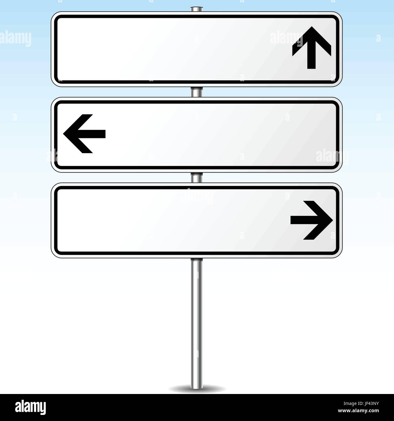 High Quality Sign post Blank Meme Template