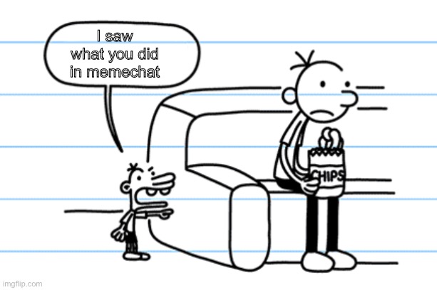 ploopy blank | I saw what you did in memechat | image tagged in ploopy blank | made w/ Imgflip meme maker