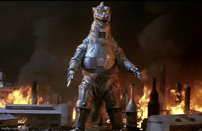 mechagodzilla | image tagged in mechagodzilla | made w/ Imgflip meme maker