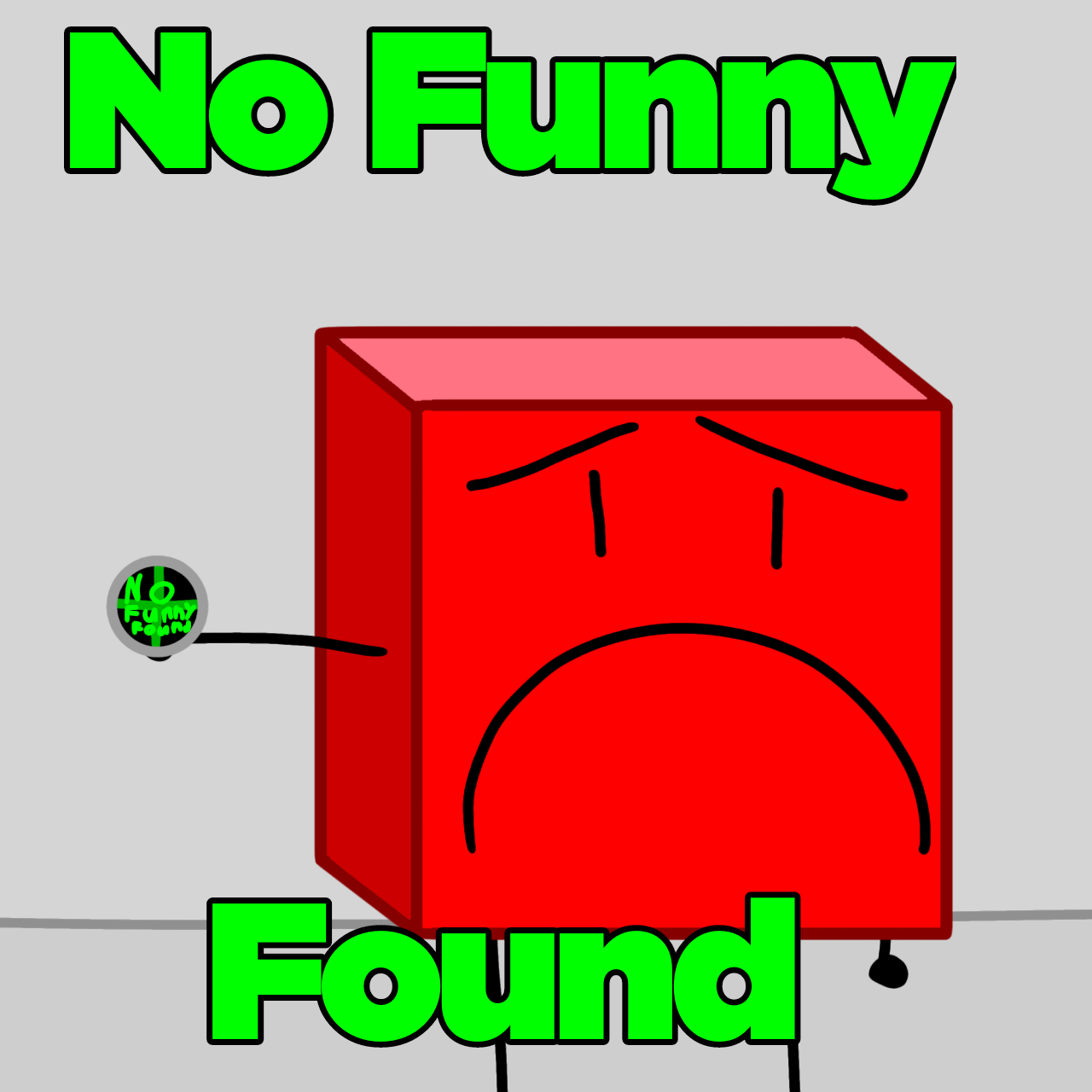 No funny found Blank Meme Template