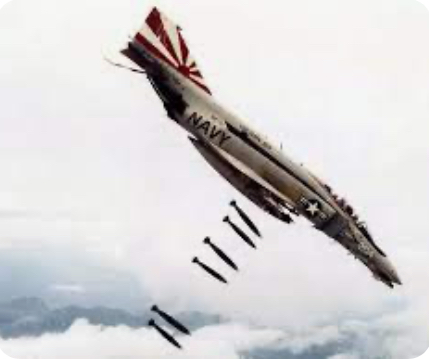 F-4 phantom bombing run Blank Meme Template