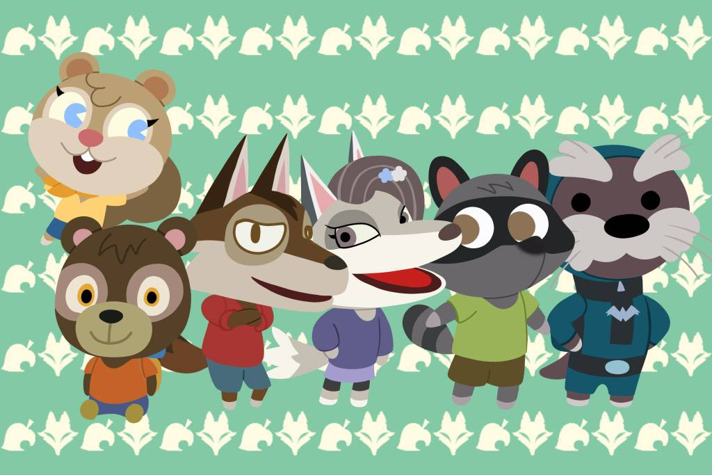 The Great Animal Wolf Crossing Pack Blank Meme Template