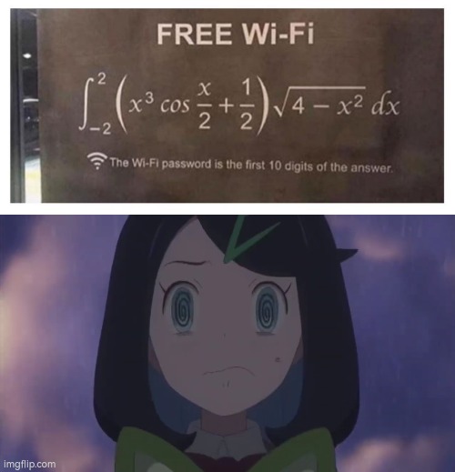 I'm too confused to solve it! | image tagged in wifi,math | made w/ Imgflip meme maker