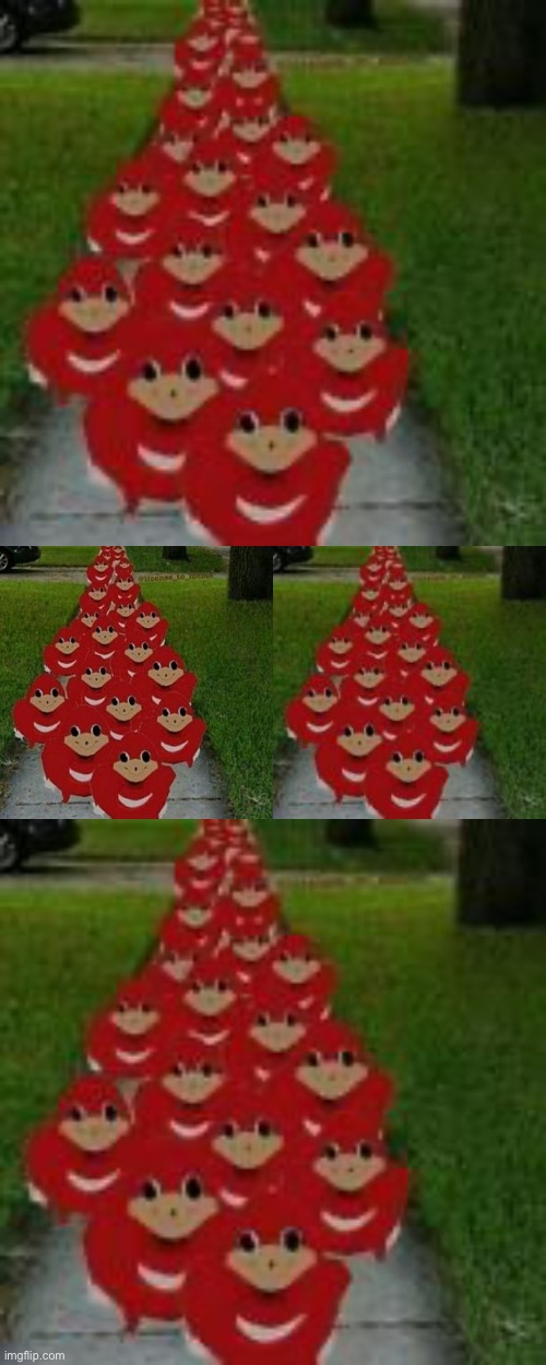 image tagged in ugandan knuckles army | made w/ Imgflip meme maker