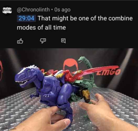 Comment I left on a video | image tagged in transformers,magmatron | made w/ Imgflip meme maker