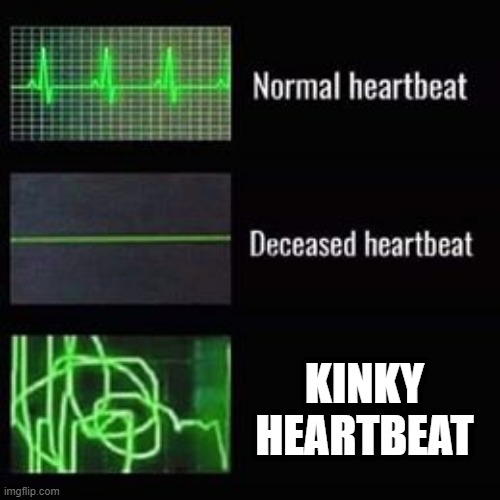 And that's how you fall in love! | KINKY HEARTBEAT | image tagged in heartbeat rate,kinky,horny,boner,in love,heartbeat | made w/ Imgflip meme maker