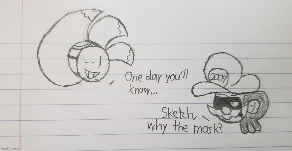 Goofy ahh doodle in class: Anxiety mask | image tagged in school,class,drawing | made w/ Imgflip meme maker