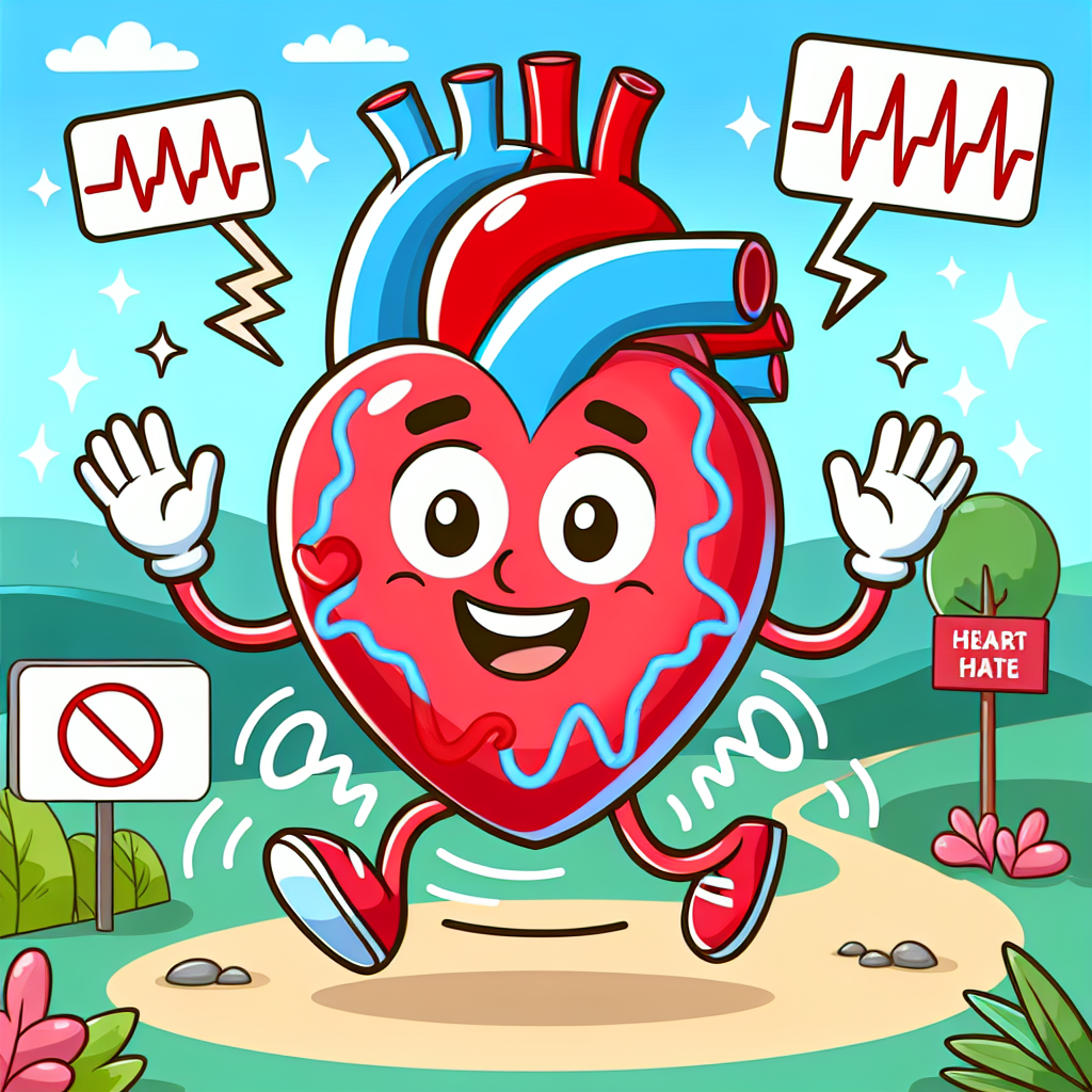 High Quality Heart dancing with Atrial Fibrillation !! Blank Meme Template