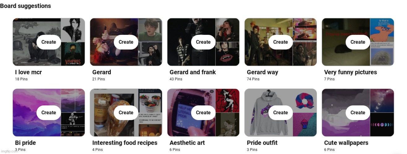 here are my suggested boards | made w/ Imgflip meme maker