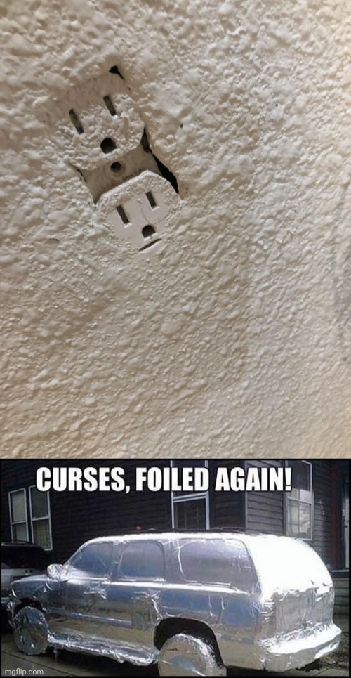 Outlet construction fail | image tagged in curses foiled again,you had one job,memes,outlet,wall,outlets | made w/ Imgflip meme maker
