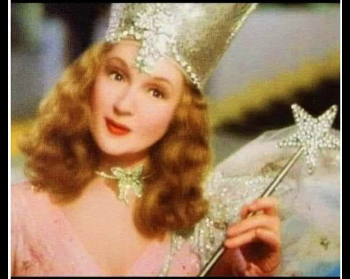 Glenda the good witch wizard of oz Blank Meme Template