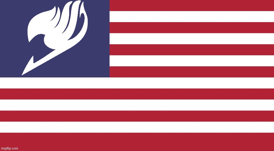United States Flag Fairy Tail | image tagged in usa,united states,america,american flag,fairy tail,fairy tail guild | made w/ Imgflip meme maker