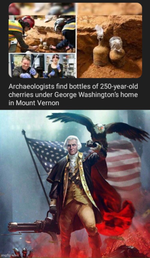 President George Washington | image tagged in george washington eagle,george washington,cherries,politics,memes,cherry | made w/ Imgflip meme maker