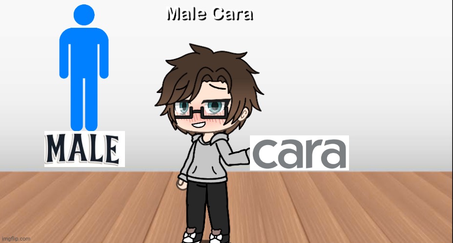 His name is MC now. | image tagged in pop up school 2,pus2,x is for x,male cara | made w/ Imgflip meme maker