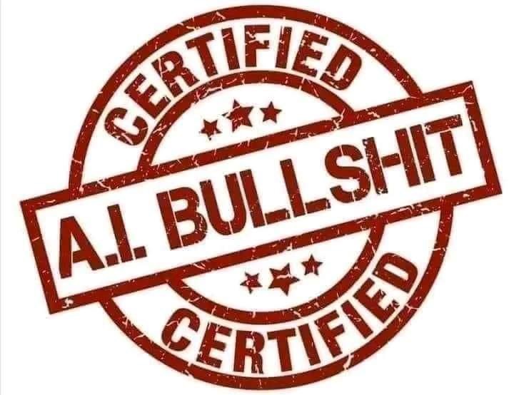 Certified A.I. Bullsh*t Blank Meme Template