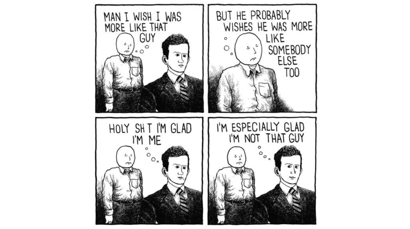 man i wish i was more like that guy Blank Meme Template