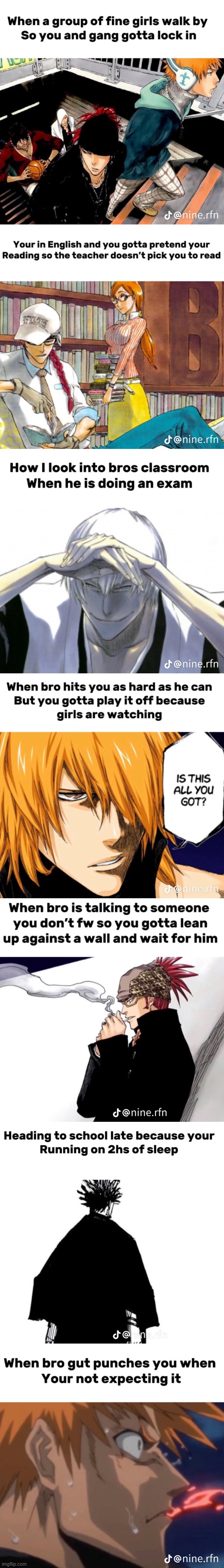 random memes I stole from tik tok | image tagged in memes,bleach | made w/ Imgflip meme maker