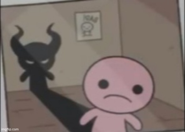 Isaac shadow | image tagged in isaac shadow | made w/ Imgflip meme maker